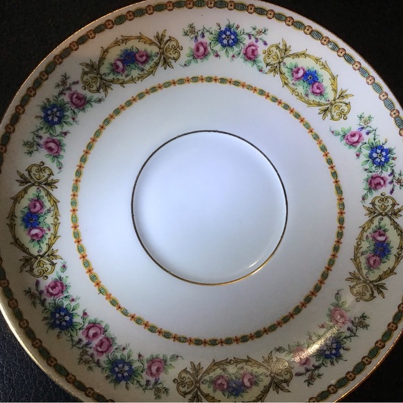 LIMOGES Guerrin Pouyat Dinnerware 6 formal pl settings+3 A1 Gold Very Brilliant - Picture 10 of 16